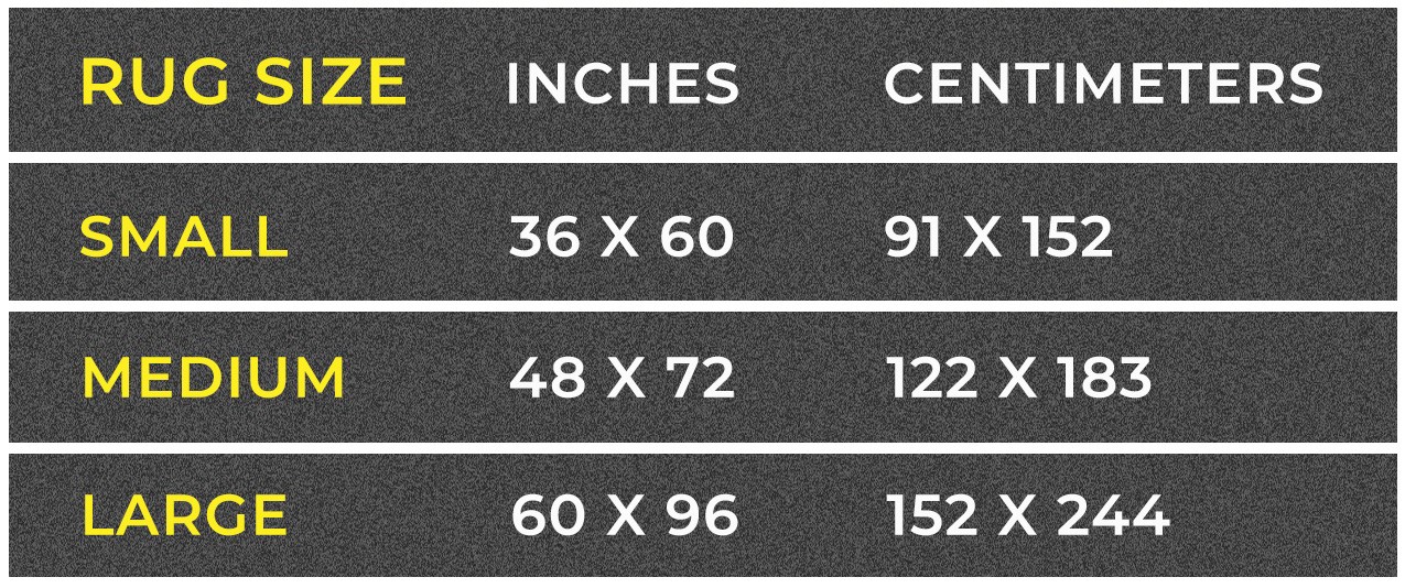 Size guide shirt